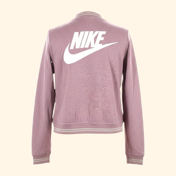 Nike Women’s Sportswear Varsity Track Jacket – Pink | Size Medium - Picture 2 of 5